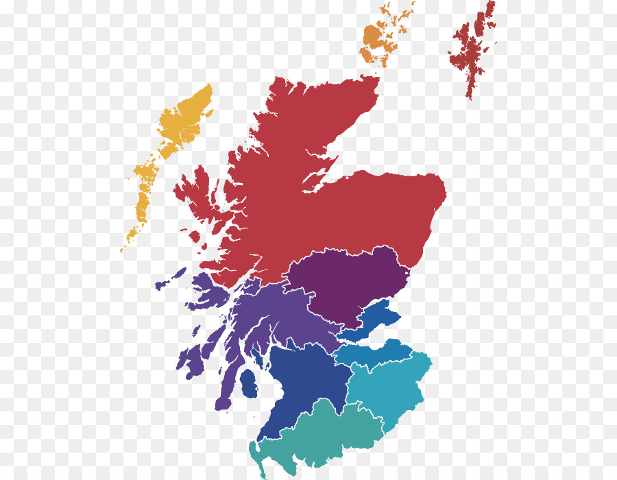 Escocia，Mapa PNG