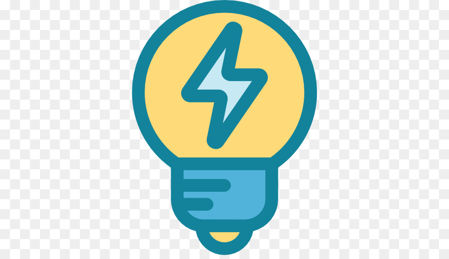 Icono De Bombilla，Electricidad PNG