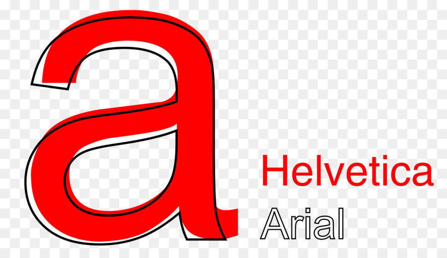 Helvética Arial，Fuente PNG