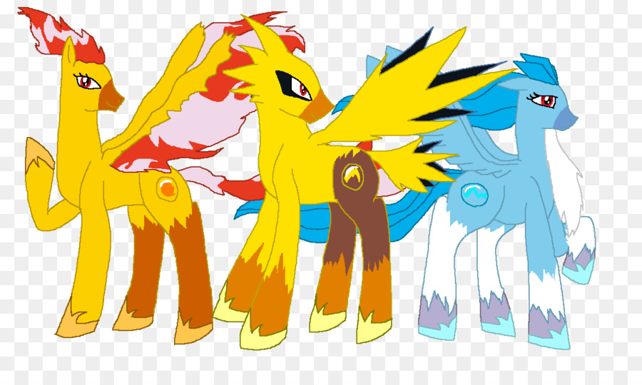 Moltres，Zapdos PNG