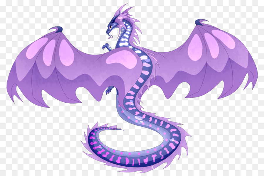 Dragón，Morado PNG