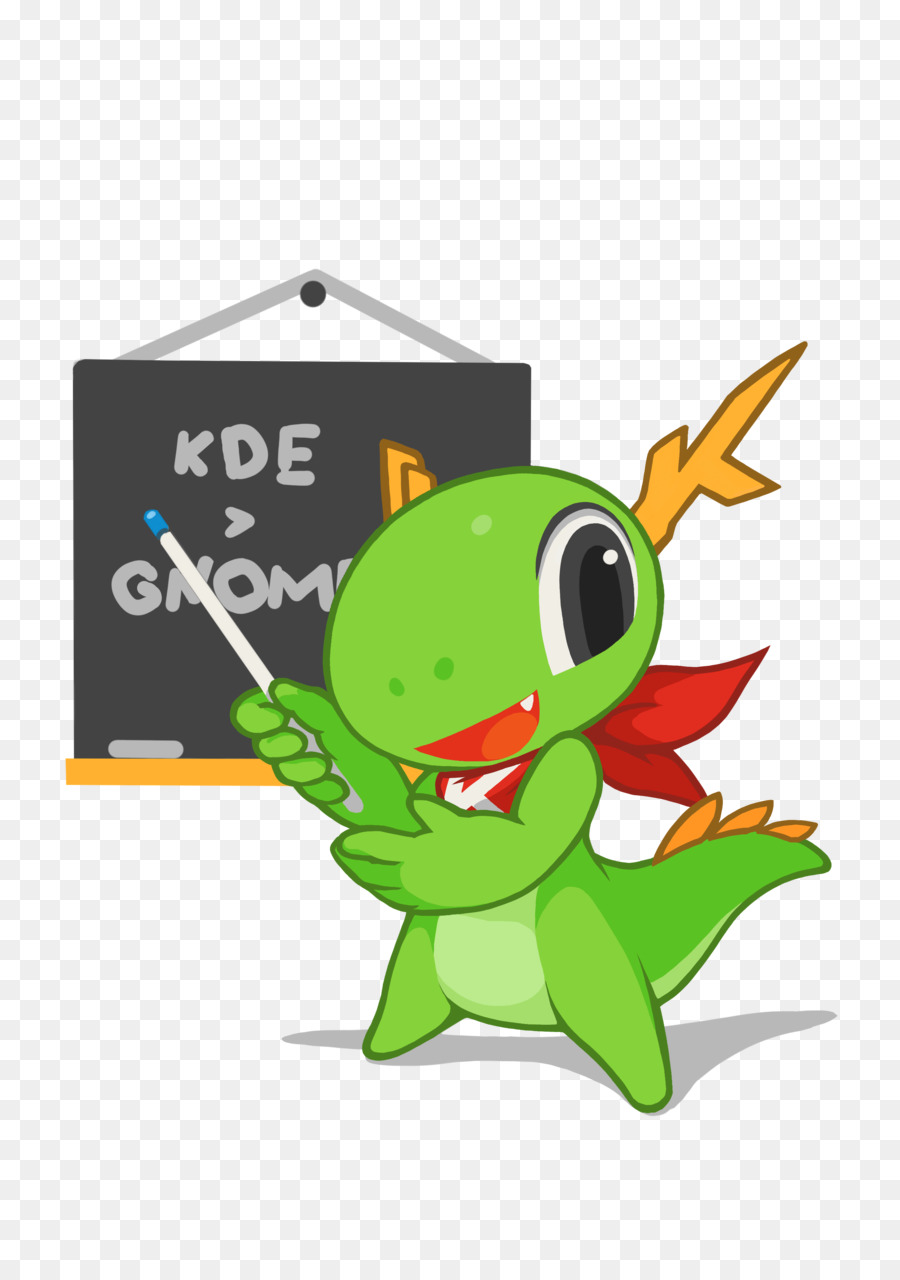 Kde，Konqi PNG