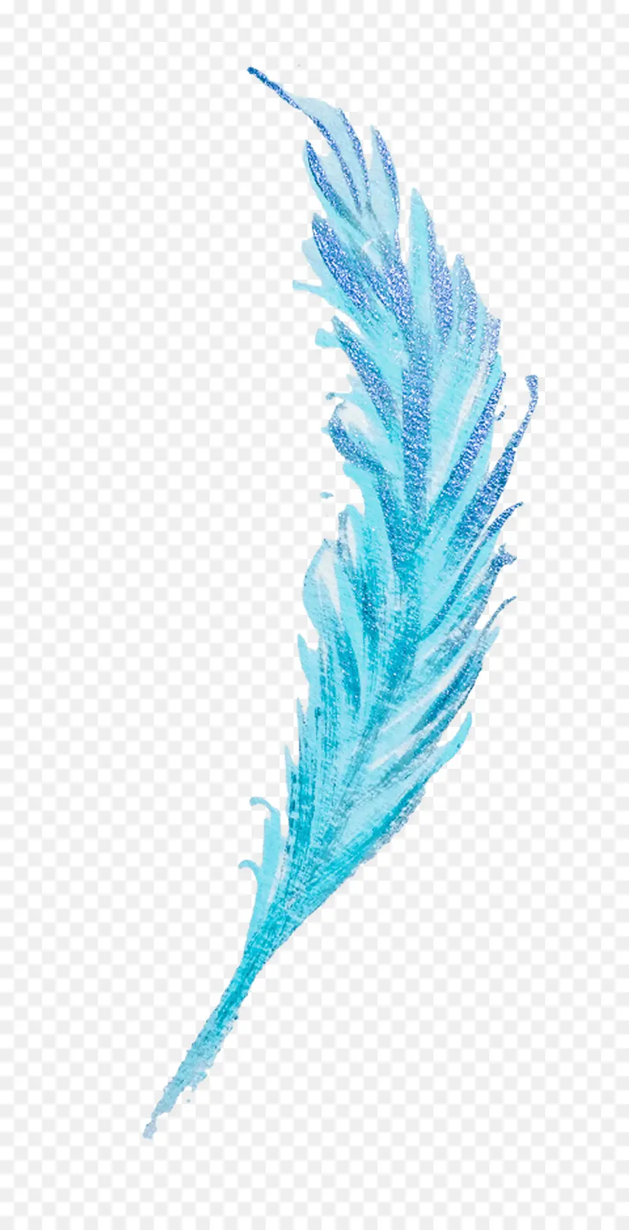 Pluma，Pintura A La Acuarela PNG