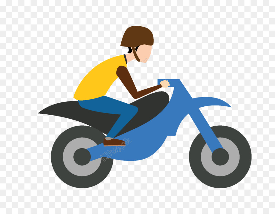 Motociclista，Bicicleta PNG