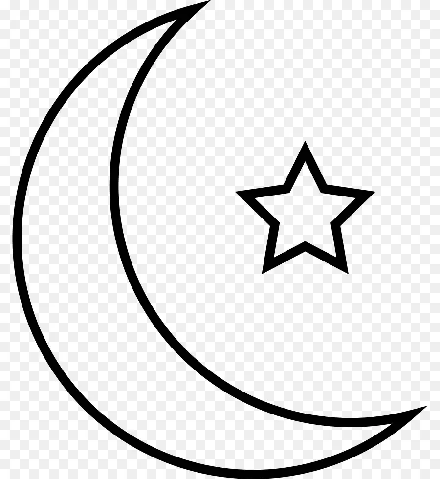 Estrella Y La Media Luna，Los Símbolos Del Islam PNG