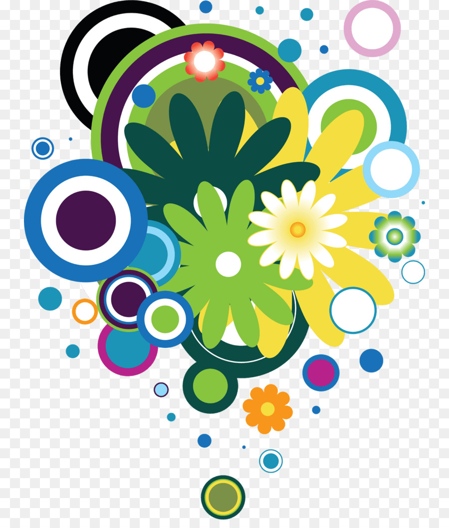 Diseño Abstracto Colorido，Circulos PNG