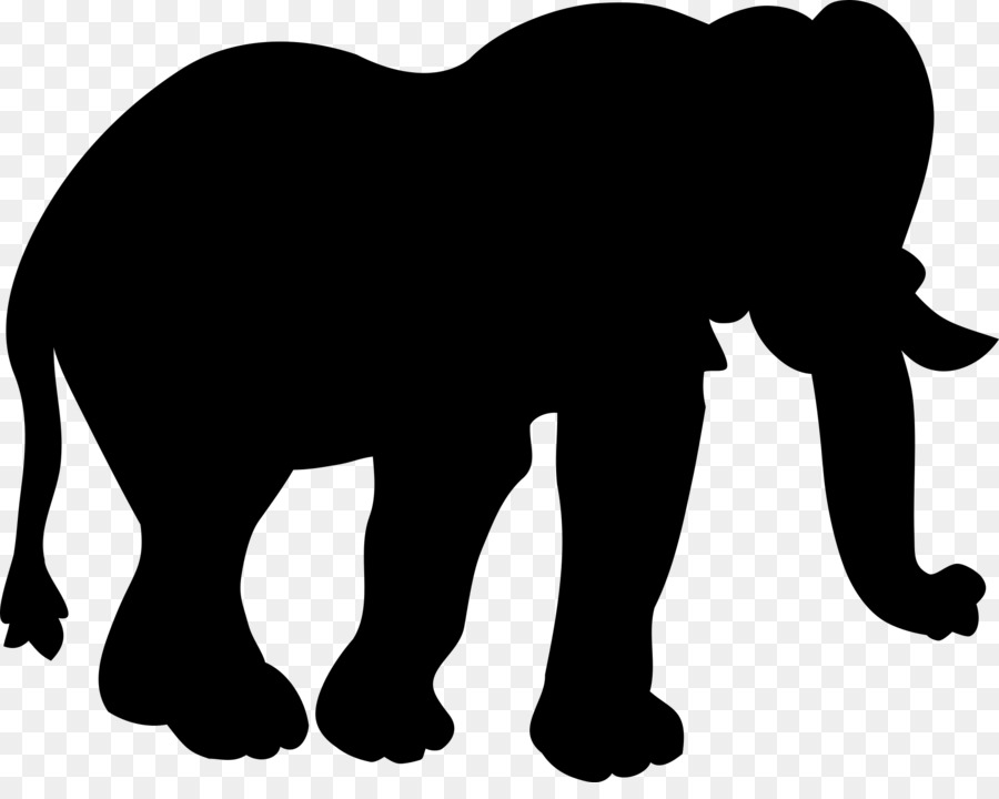 Silueta De Mamut，Prehistórico PNG