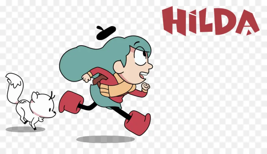 Hilda Corriendo，Dibujos Animados PNG