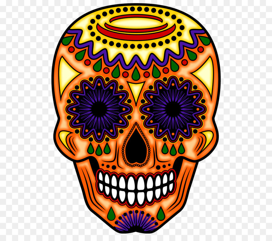 Calavera De Azúcar，Cráneo PNG