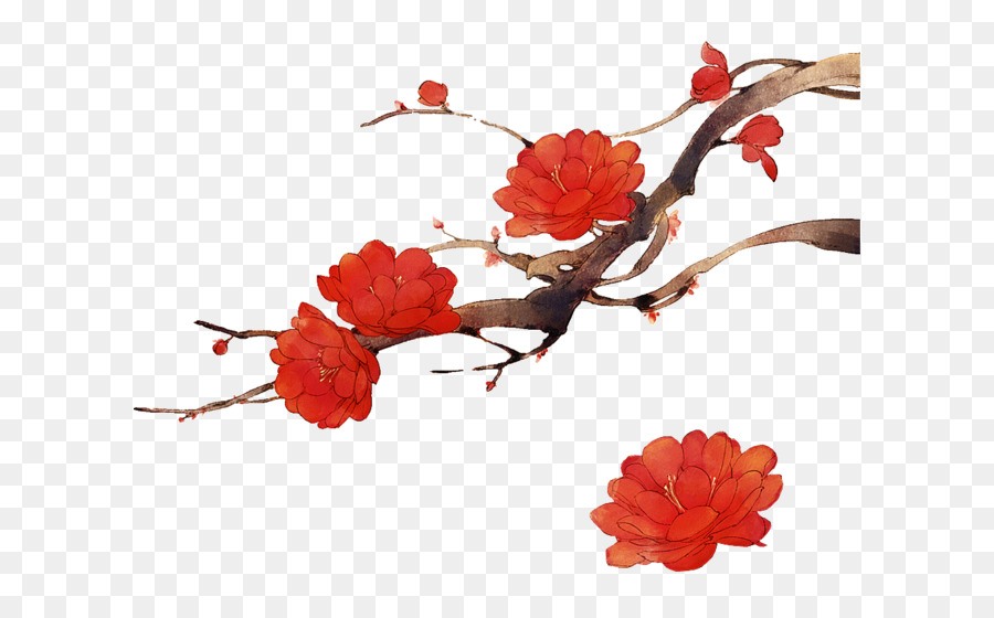 La Flor Del Ciruelo，China PNG