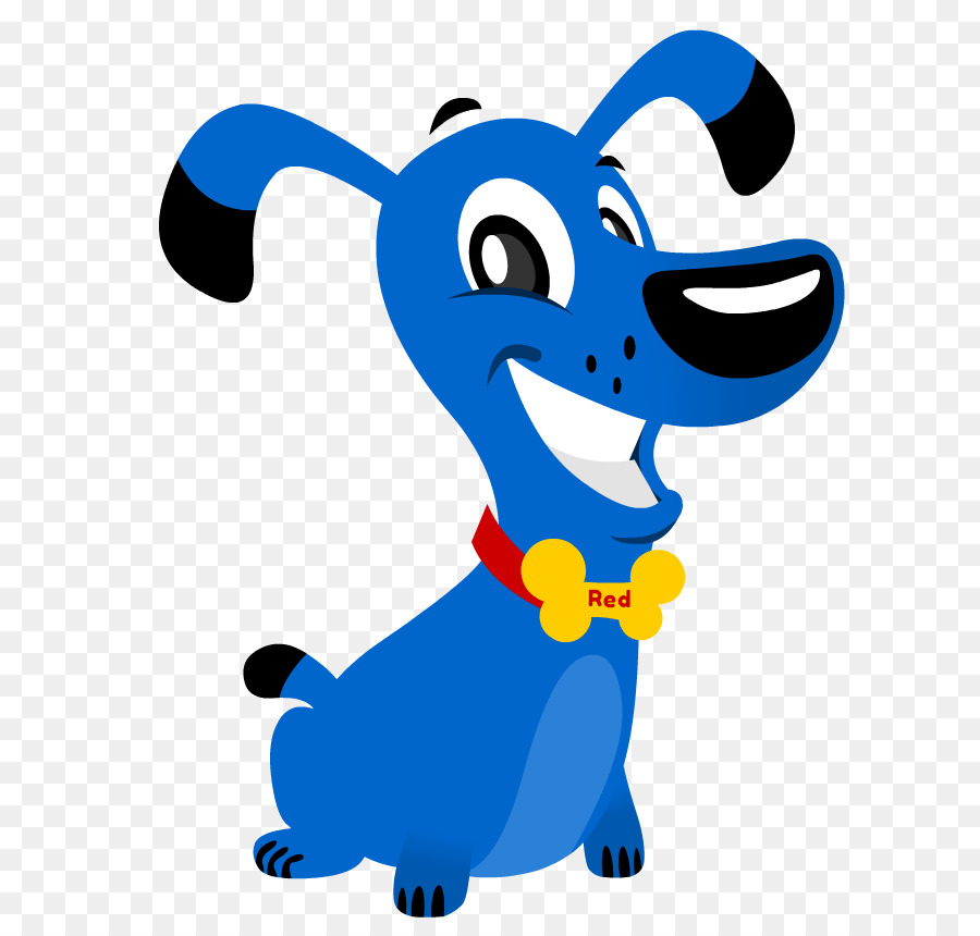 Perro Azul De Dibujos Animados，Perro PNG