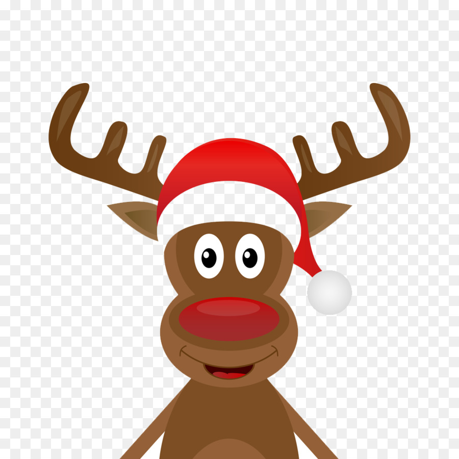 Reno，Gorro De Papá Noel PNG