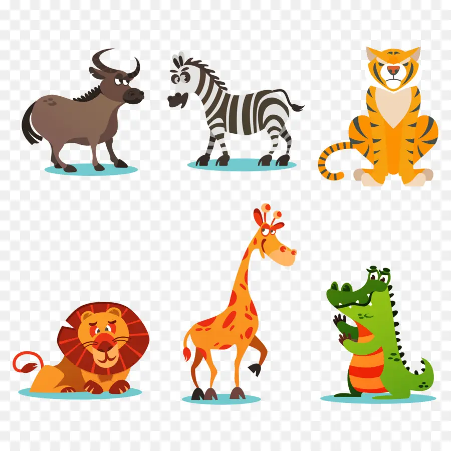 Animales De Dibujos Animados，Cebra PNG