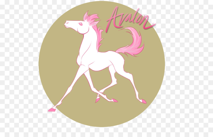 Unicornio，Rosa M PNG