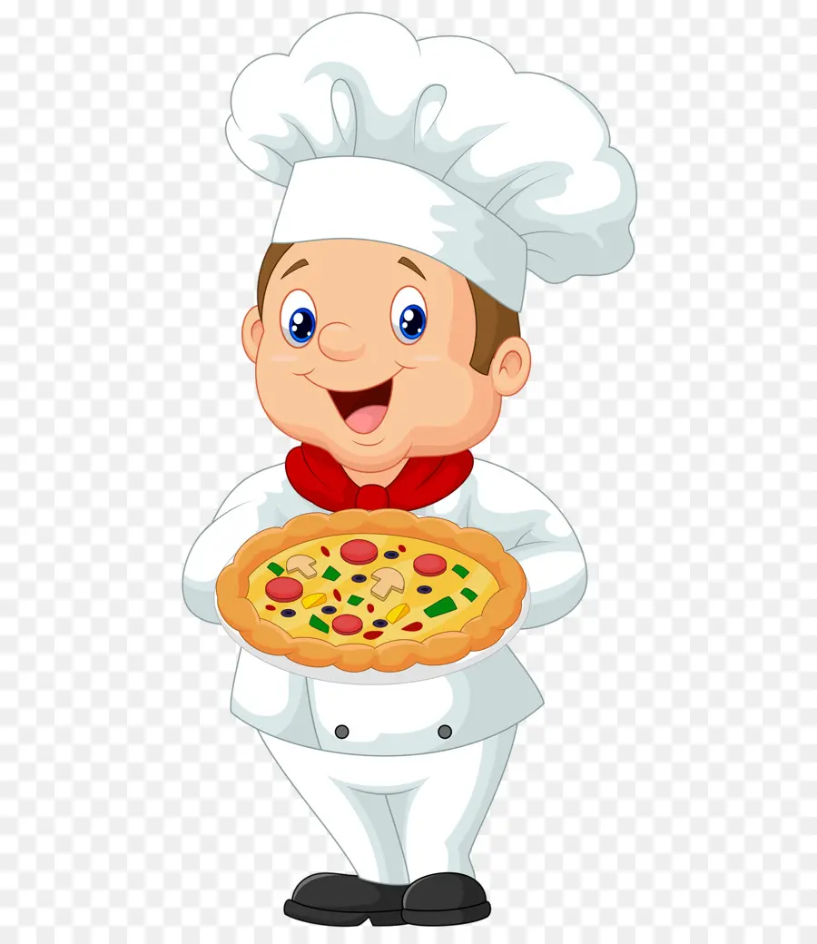 Chef Con Pizza，Cocinero PNG