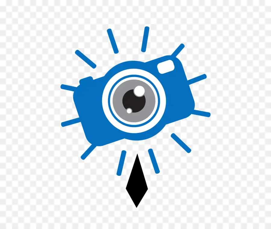 Icono De Cámara，Camara Azul PNG