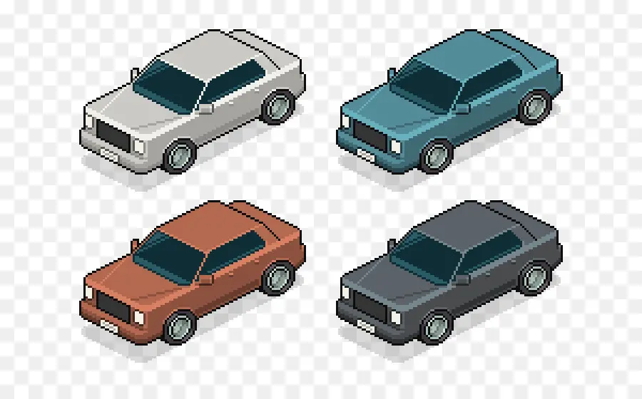 Coches De Píxeles，Vehículos PNG