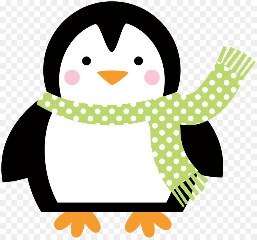 Pingüino，Bufanda PNG