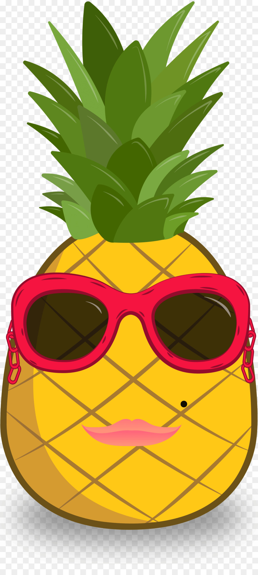 Piña Con Gafas De Sol，Verano PNG