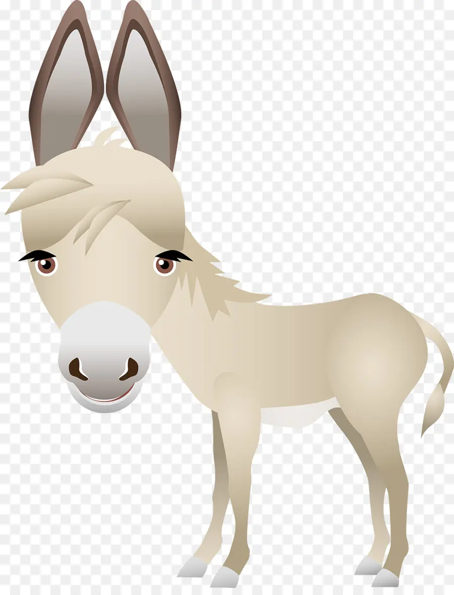 Burro De Dibujos Animados，Lindo PNG