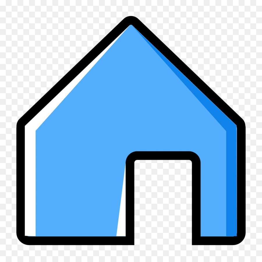 Icono De La Casa Azul，Hogar PNG