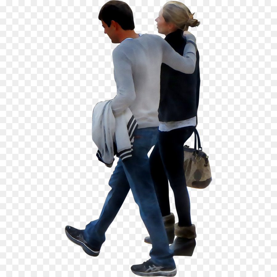 Pareja Caminando，Hombre PNG