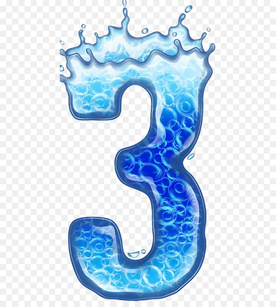 Numero 3，Agua PNG