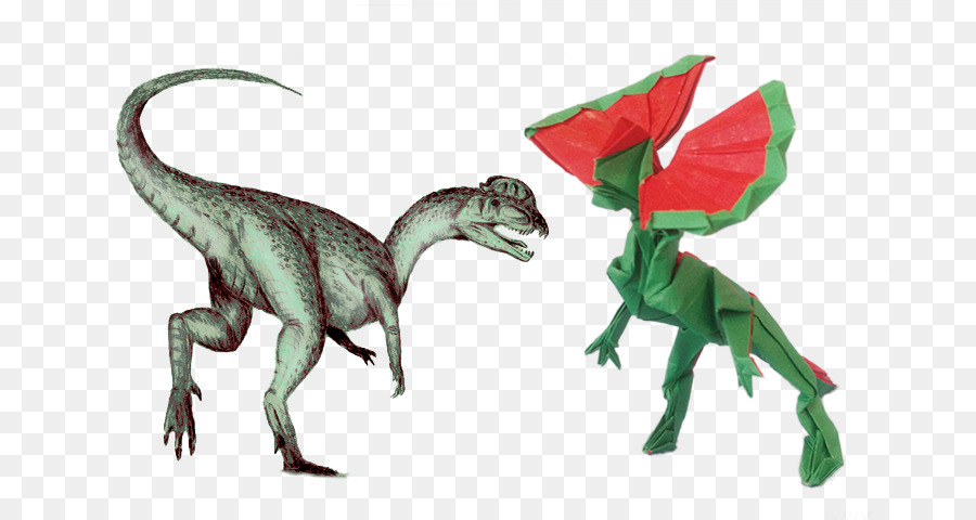 Velociraptor，Origami PNG