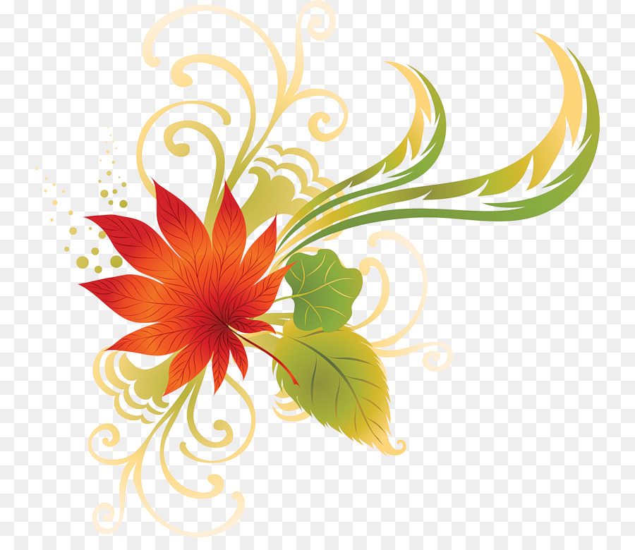 Diseño Floral，Flor PNG