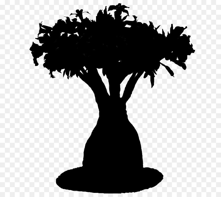 Silueta De Arbol，Planta PNG