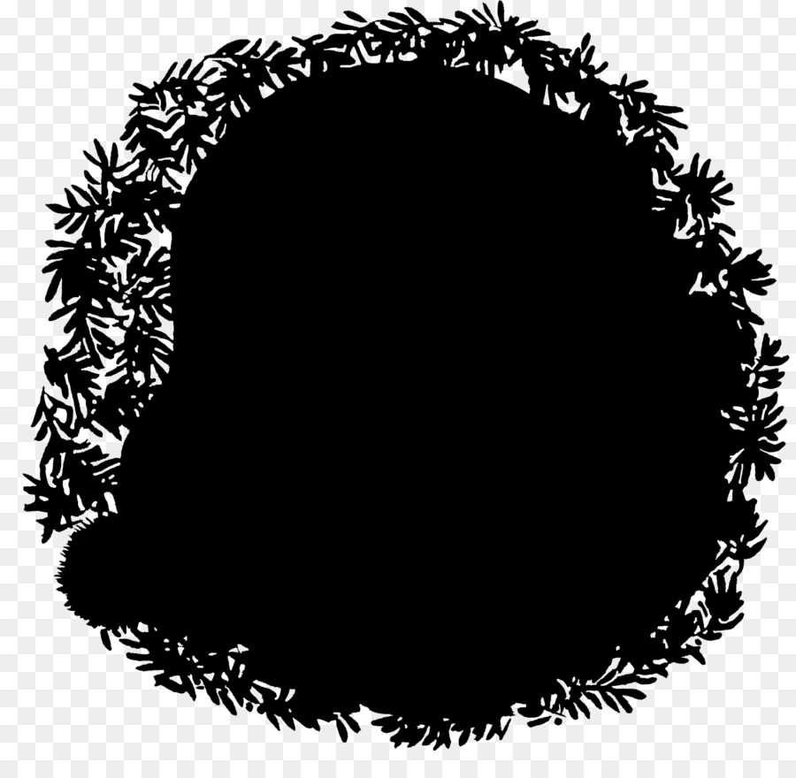 Hoja，Negro M PNG