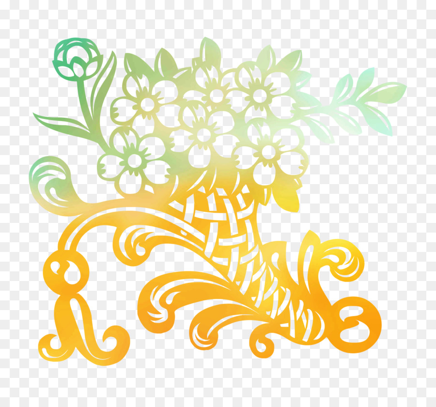 Diseño Floral，Flor PNG