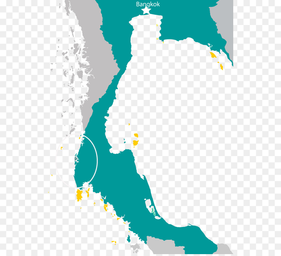 Tailandia，Mapa PNG