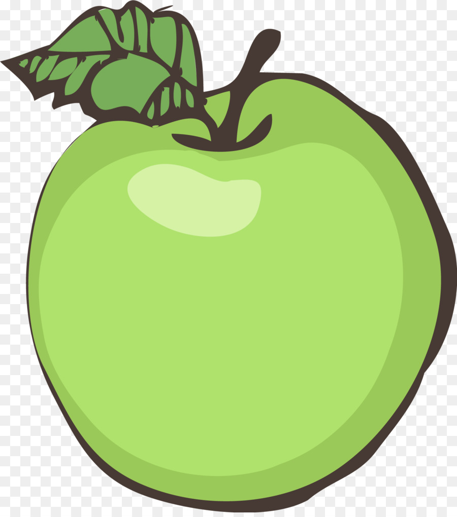 Manzana Verde，Saludable PNG