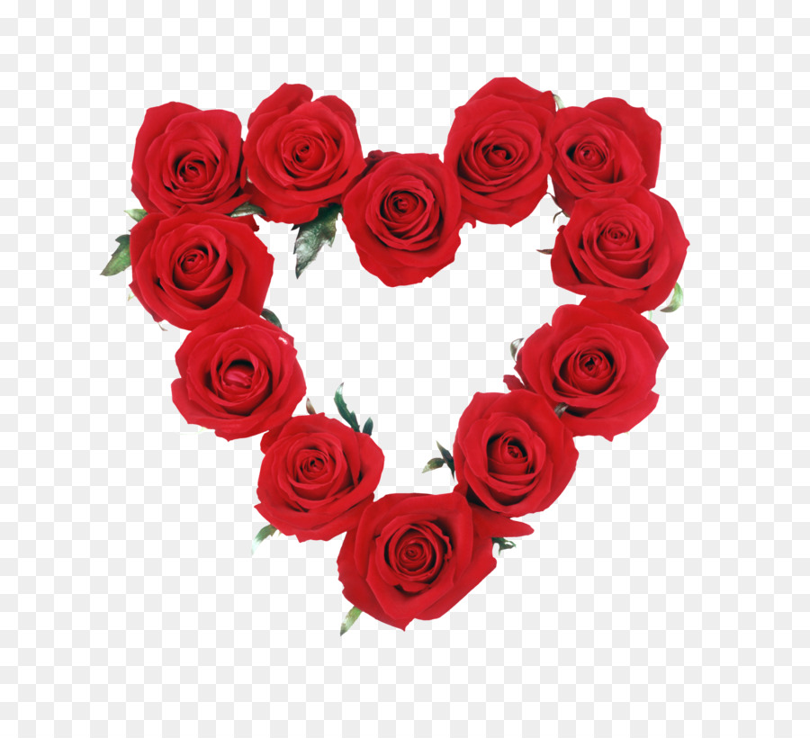 Rosas En Forma De Corazon，Amar PNG