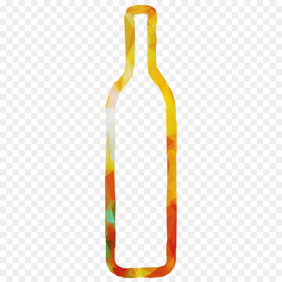 Botella De Vidrio，Amarillo PNG