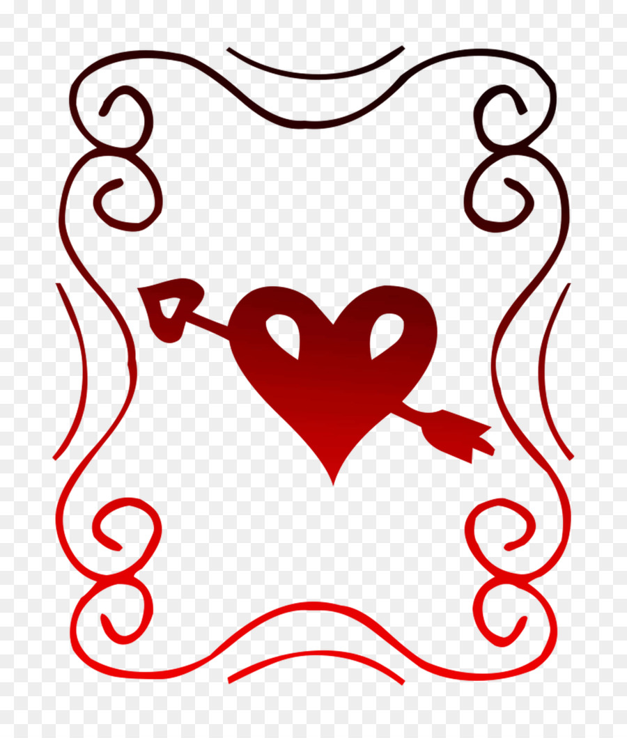 Corazón，Arte De Línea PNG