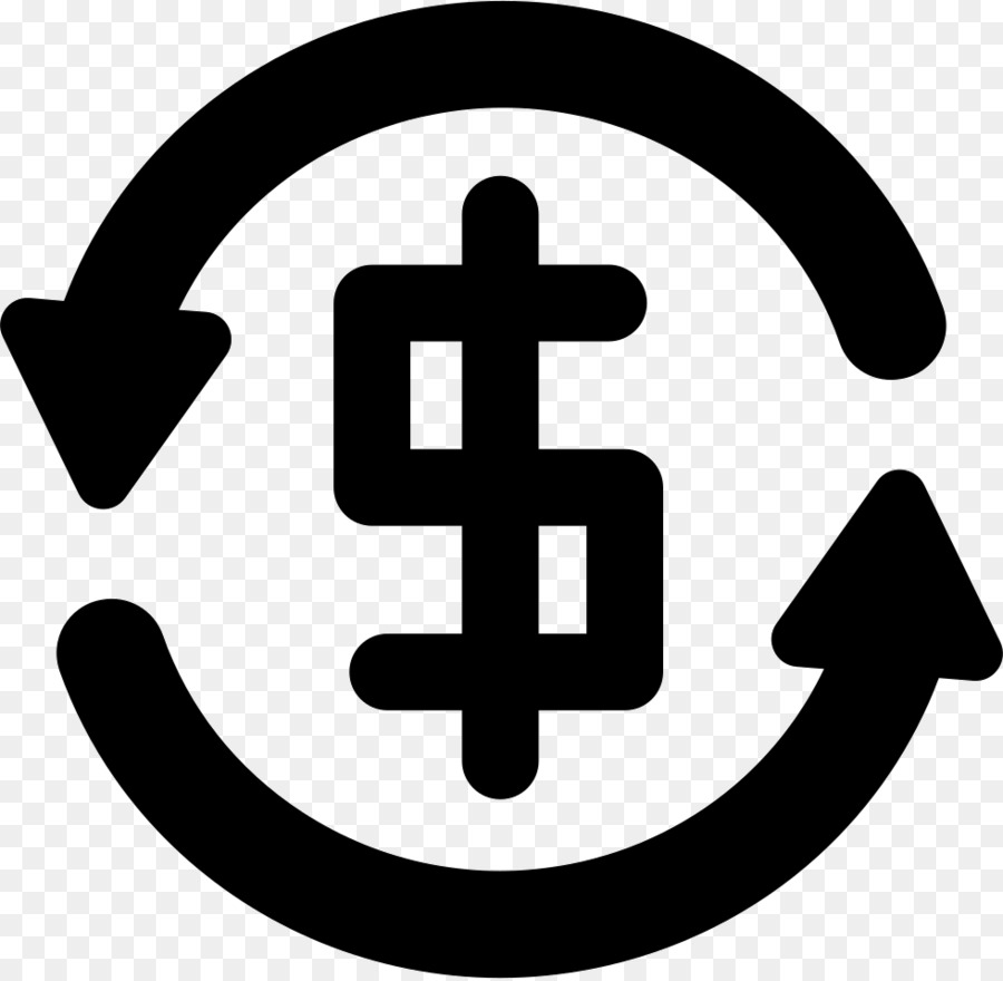 Signo De Dólar Con Flechas Circulares，Dinero PNG