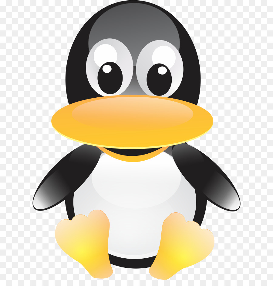 Pingüino，Negro PNG