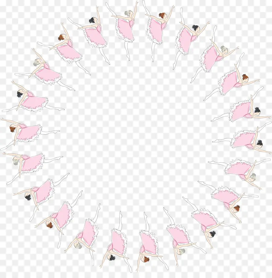 Bailarines De Ballet，Círculo PNG