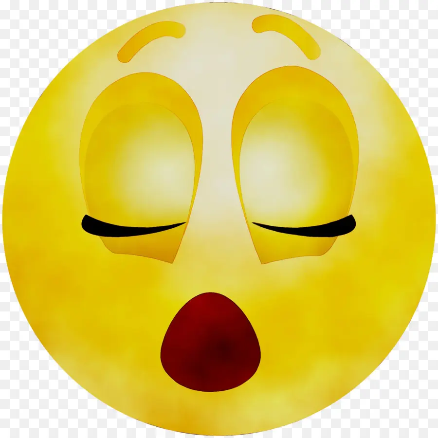 Emoji Bostezando，Rostro PNG