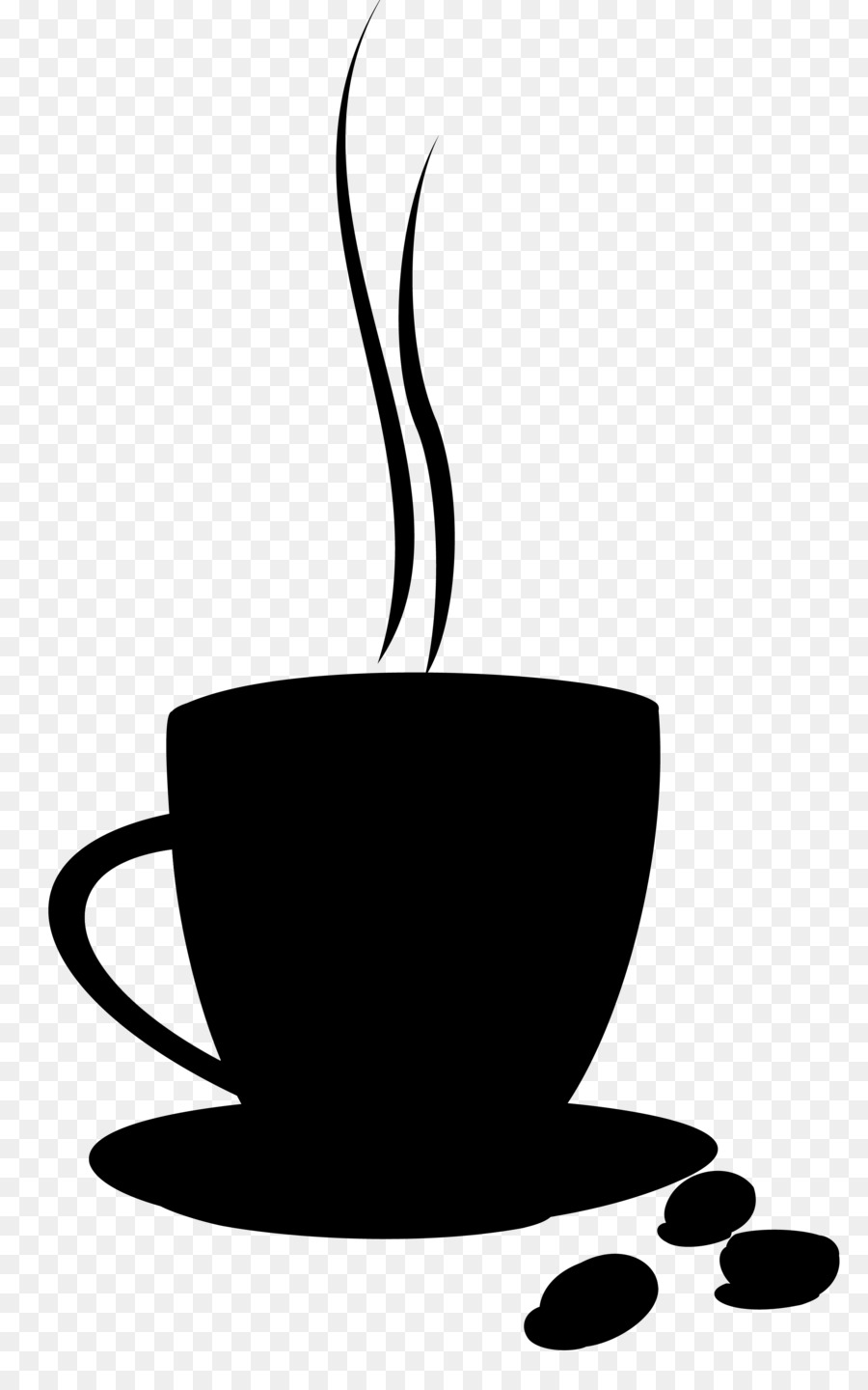 Taza De Café Negro，Taza PNG