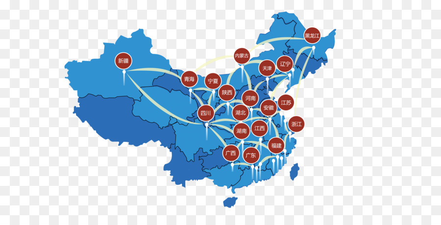 China，Mapa PNG