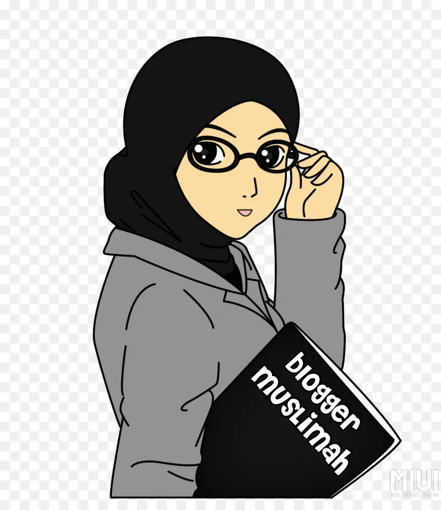 Blogger Musulmán，Mujer PNG