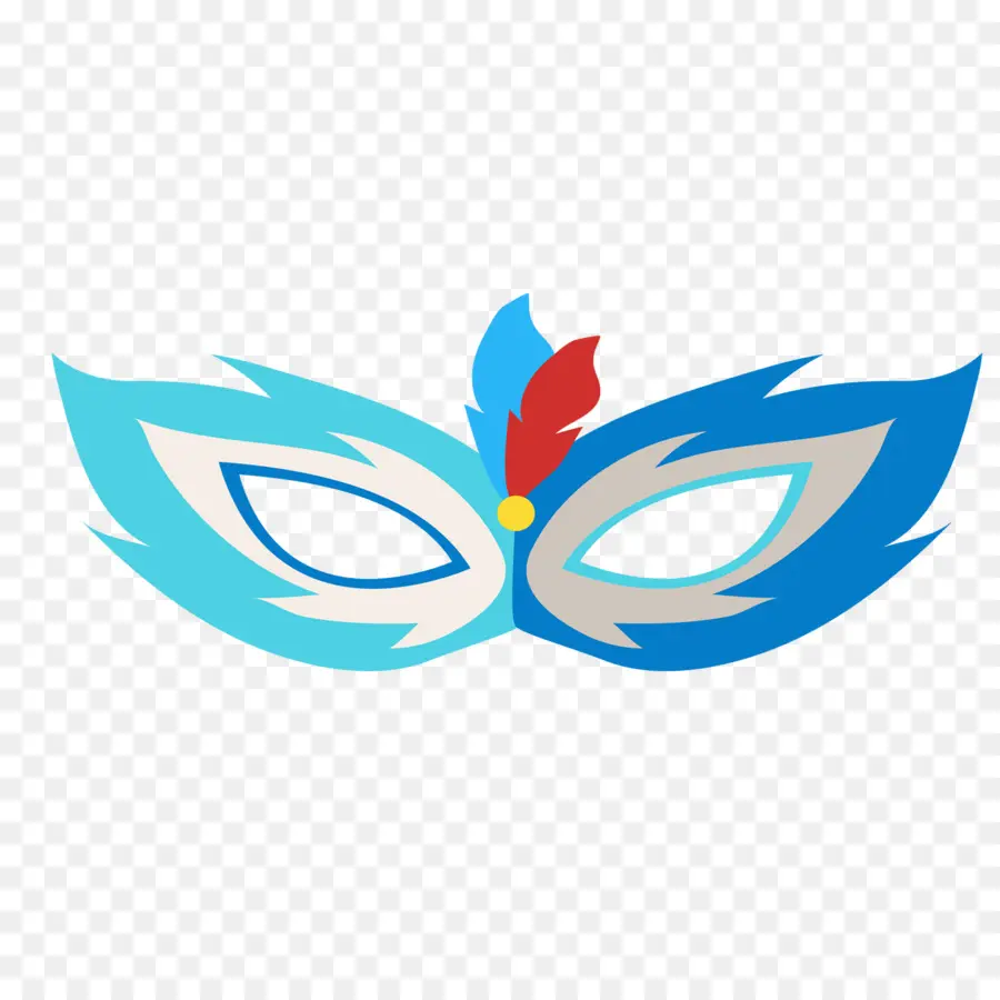 Mascarilla，Azul PNG