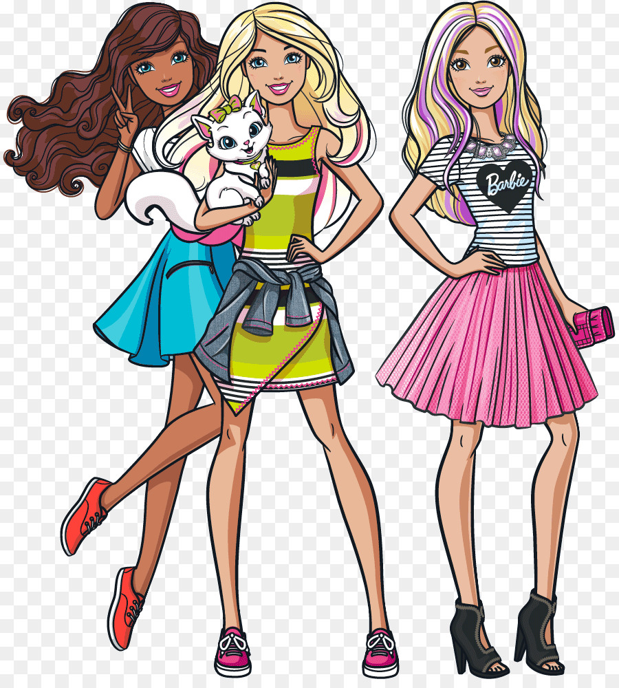 Muñecas Barbie，Moda PNG