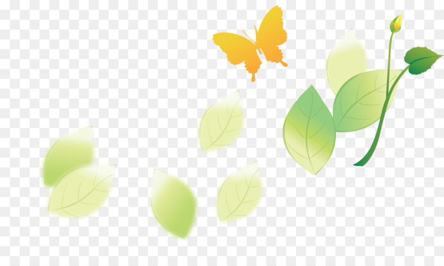 Mariposas，Hojas PNG