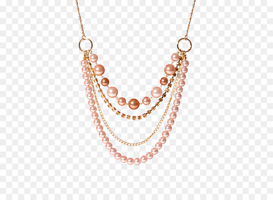 Collar De Perlas，Plata PNG