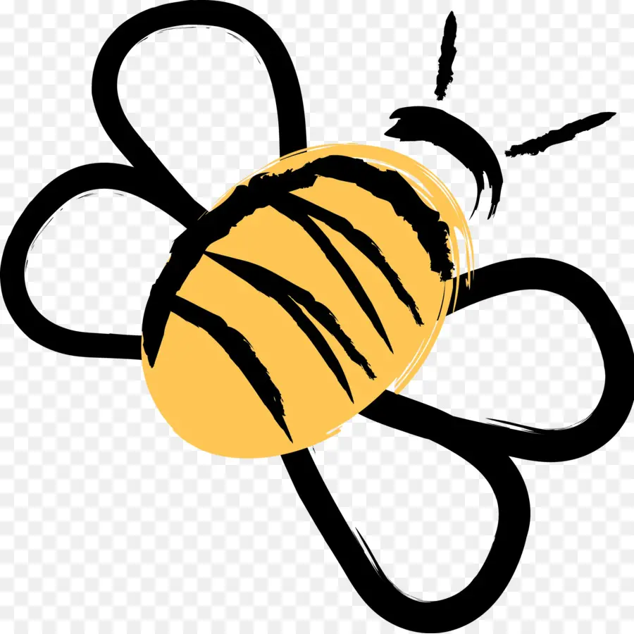 Abeja，Miel PNG