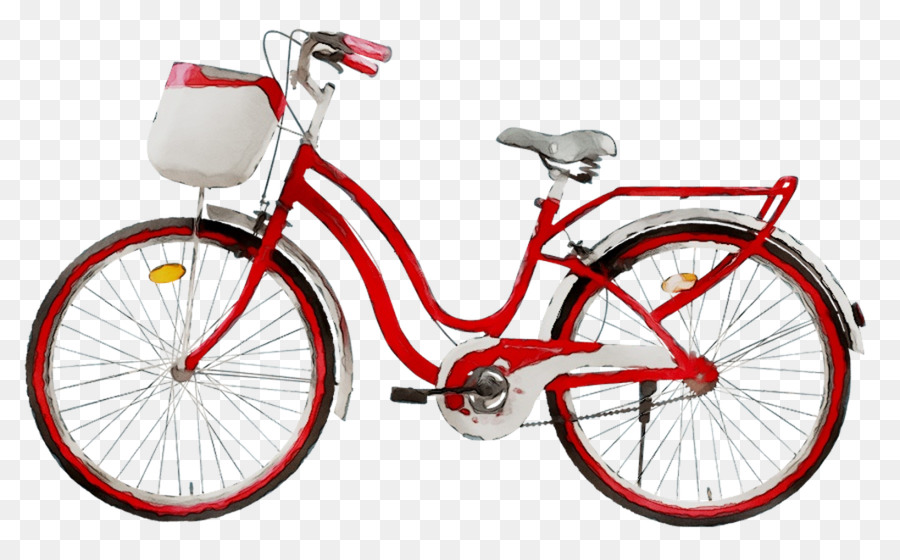 Bicicleta，Rojo PNG